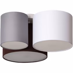 Le Plafonnier Tissu Magogo combine un design unique et élégant avec des finitions de grande qualité. Combine trois abat-jours ...