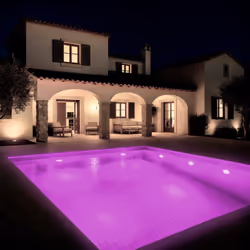 Le Spot LED Piscine en Saillie Inox RGBW Submersible 12V DC IP68 12W est idéal pour décorer votre du piscine. Sa source lumin ...