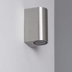 Applique Murale Aluminium Big Gala Éclairage Double Face Argent