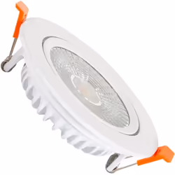 Le Spot Downlight LED Superslim COB LIFUD Rond Orientable 15W Blanc CRI90 Expert Color No Flicker Coupe Ø 100mm est un produi ...