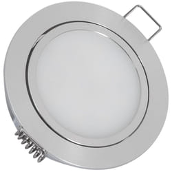 Downlight led 3W 12V dc Meuble avec Connecteur Rapide Coupe ø 63 mm Orientable 2700K Blanc chaud