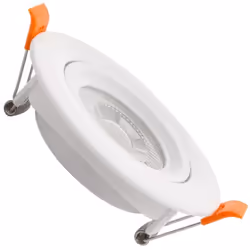 Le Spot Downlight LED COB Solid Orientable Rond Blanc 7 W Coupe Ø75mm est un produit très polyvalent qui vous permettra d’ori ...