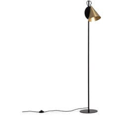 Lampadaire Métal Liceo Noir- Doré