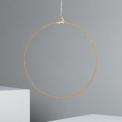 Anneau avec Guirlande lumineuse led Hoop Doré