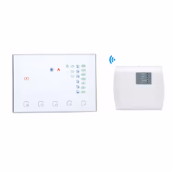Le Thermostat WiFi Programmable Blanc est un thermostat mural au design moderne. Son design avec écran tactile vous permet d' ...