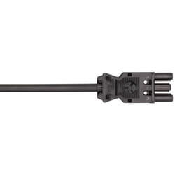 Câble GST18 3 Pôles Femelle avec Câble de 1m Noir