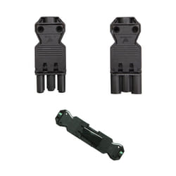 Connecteur GST18 3 Pôles Mâle-Femelle Noir