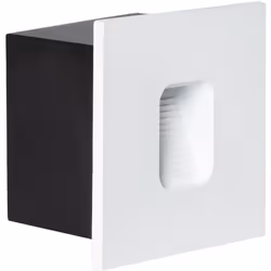 La Balise LED Extérieure 2W Encastrable au Mur Carrée Grasset Blanche est un élément d'éclairage complémentaire, qui émet une ...