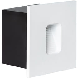 Balise led Extérieure 2W Encastrable au Mur Carrée Grasset Blanche 4000K Blanc neutre
