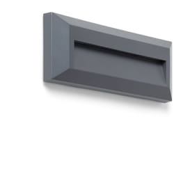 Efectoled - Balise led Extérieure 2W En Saillie au Mur Rectangulaire Élide Noire 2700K Blanc chaud