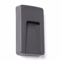 La Balise LED Extérieure 3W En Saillie au Mur Rectangulaire Anthracite Joy pour montage en saillie est une solution moderne e ...