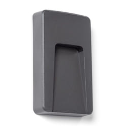 Efectoled - Balise led Extérieure 3W En Saillie au Mur Rectangulaire Anthracite Joy 4000K Blanc neutre