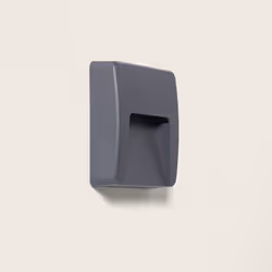 La Balise LED Extérieure 3W En Saillie au Mur Carrée Dag Anthracite est la solution idéale pour le balisage de couloirs et d’ ...