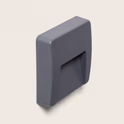 La Balise LED Extérieure 3W En Saillie au Mur Carrée Dag Anthracite est la solution idéale pour le balisage de couloirs et d’ ...