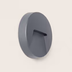 La Balise LED Extérieure 3W En Saillie au Mur Ronde Nilsa Anthracite est la solution idéale pour le balisage de couloirs et d ...