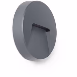 La Balise LED Extérieure 3W En Saillie au Mur Ronde Nilsa Anthracite est la solution idéale pour le balisage de couloirs et d ...