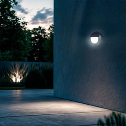 Balise LED Extérieure En Saillie au Mur Ronde Edulis Anthracite 4000K Blanc neutre