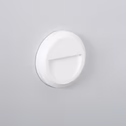 La Balise LED Extérieure 1W En Saillie au Mur Ronde Edulis Blanche est la solution idéale pour le balisage de couloirs et d’e ...