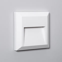 Balise led Extérieure En Saillie au Mur Carrée Byron Blanche 4000K Blanc neutre