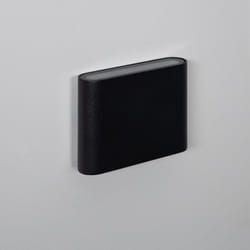 Efectoled - Applique Murale led Extérieure Zeus 6W Éclairage Double Face Carrée Noire 4000K Blanc neutre