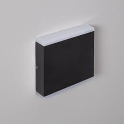 Efectoled - Applique Murale led Extérieure Orus 6W Éclairage Double Face Carrée Noire 4000K Blanc neutre
