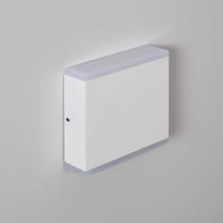 Efectoled - Applique Murale led Extérieure Orus 6W Éclairage Double Face Carrée Blanche 2700K Blanc chaud