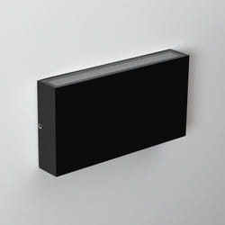 Efectoled - Applique Murale led Extérieure Kaira 10W Éclairage Double Face Rectangulaire Noire 4000K Blanc neutre