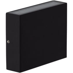 Efectoled - Applique Murale led Extérieure Kaysa 6W Éclairage Double Face Carrée Noire 2700K Blanc chaud