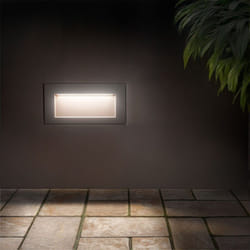 Efectoled - Balise led Extérieure 4W Encastrable au Mur Rectangulaire Elin Blanche 4000K Blanc neutre