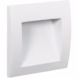 La Balise LED Extérieure 4W Encastrable au Mur Carrée Natt Blanche est la solution idéale pour le balisage de couloirs et d’e ...