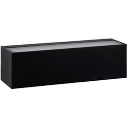 Applique Murale led Extérieure Lena 10W Éclairage Double Face Rectangulaire Noire 4000K Blanc neutre