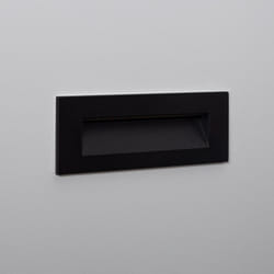 Efectoled - Balise led Extérieure 7W Encastrable au Mur Rectangulaire Groult Noire 4000K Blanc neutre
