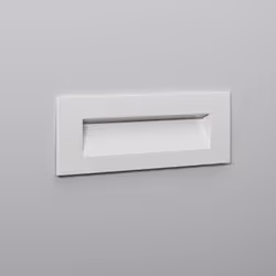La Balise LED Extérieure 6W Encastrable au Mur Rectangulaire Groult Blanche est la solution idéale pour le balisage de couloi ...