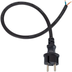 Connecteur d'Alimentation pour Câble Plat Noir de Guirlandes Noir