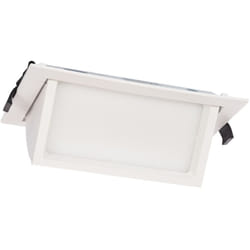 Efectoled - Downlight led 38W Rectangulaire Orientable osram 120 lm/W lifud Coupe 210x125 mm No Flicker 6000K Blanc froid