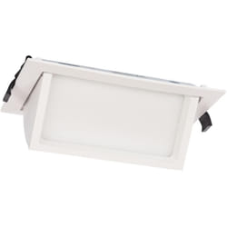 Efectoled - Downlight led 46W Rectangulaire Orientable osram 120 lm/W lifud Coupe 210x125 mm No Flicker 3000K Blanc chaud