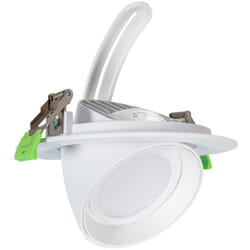 Efectoled - Downlight led 48W Rond Orientable osram 120lm/W lifud Coupe ø 195 mm No Flicker 6000K Blanc froid