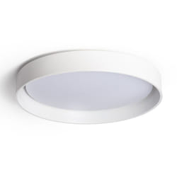 Plafonnier led Rond Métal 30W cct Sélectionnable Big Broadwey Ø550 mm Blanc