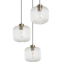 Efectoled - Suspension Verre Tri Wilde Transparent