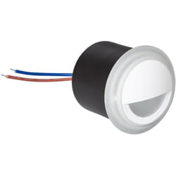 Balise Extérieure Murale LED Encastrable 3W Ronde Occulare Blanche 4000K Blanc neutre