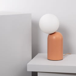 Efectoled - Lampe à Poser Métal Society Saumon mat