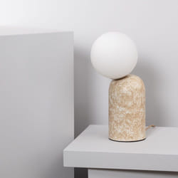 Efectoled - Lampe à Poser Métal Society Beige