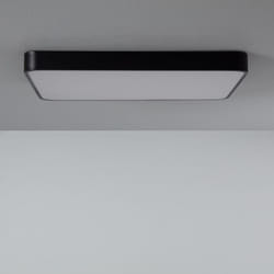 Efectoled - Plafonnier led Rectangulaire Métal 40W cct Sélectionnable Hidria 600x400 mm Noir