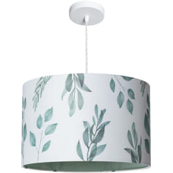 Efectoled - Suspension Textile Verdy Blanc