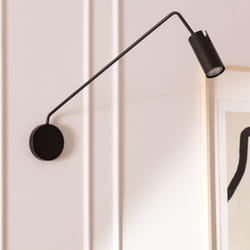 Lampe Murale Orientable Métal Magno Noir