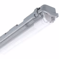 La Réglette Étanche IP65 avec 1 Tube LED 60cm Connexion Latérale est un appareil totalement étanche qui permet l'éclairage av ...