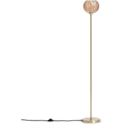 Lampadaire Métal et Verre Klimt Ambre