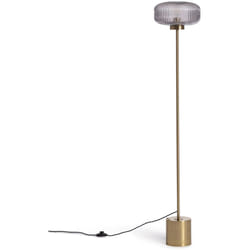 Lampadaire Métal et Verre Windsor Doré