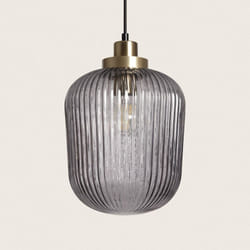 Efectoled - Suspension Métal et Verre Windsor Doré