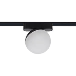 Efectoled - Spot led sur Rail Magnétique 25mm Extra-Plat 10W 48V Ø100 mm Noir 2700K Blanc chaud